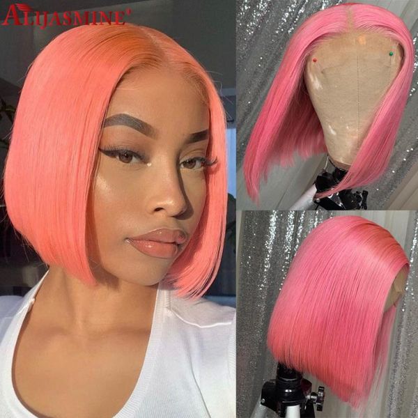 lace wigs short bob purple front transparent peruvian remy leather pink colored human hair preplucked closure wig 150%, Black;brown
lace wigs short bob purple front transparent peruvian remy leather pink colored human hair preplucked closure wig 150%, Black;brown