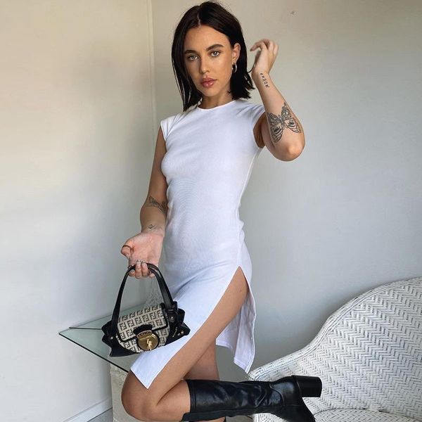 casual dresses women short summer vintage white dress split office black elegant ladies cotton club, Black;gray
casual dresses women short summer vintage white dress split office black elegant ladies cotton club, Black;gray