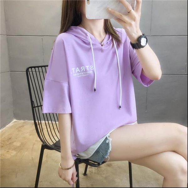 cotton women t shirts hooded vogue casual funny summer short ins letter simple pink plus size korean streetwear y5935, White
cotton women t shirts hooded vogue casual funny summer short ins letter simple pink plus size korean streetwear y5935, White