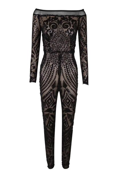 women's jumpsuits & rompers fashion women jumpsuit slash neck sequined bandage rayon party, Black;white
women's jumpsuits & rompers fashion women jumpsuit slash neck sequined bandage rayon party, Black;white