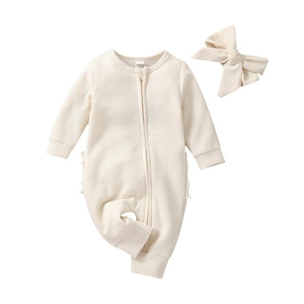jumpsuits 0-18m infant baby girls boys long sleeve romper + bow headband sweet style ruffle decoration princess autumn spring costume, Blue
jumpsuits 0-18m infant baby girls boys long sleeve romper + bow headband sweet style ruffle decoration princess autumn spring costume, Blue