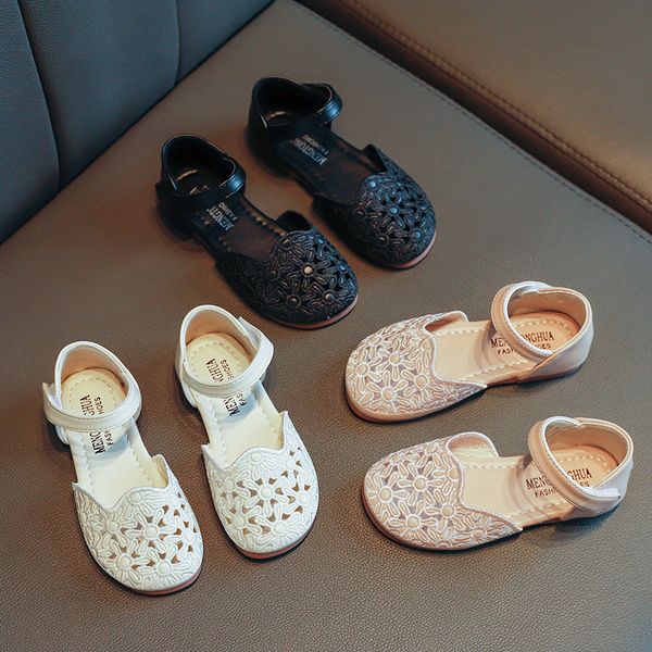 soft hollow flowers cute girls sandals children princess sandals toes covered floral sweet kids beach shoes 2021 spring summer, Black;grey
soft hollow flowers cute girls sandals children princess sandals toes covered floral sweet kids beach shoes 2021 spring summer, Black;grey