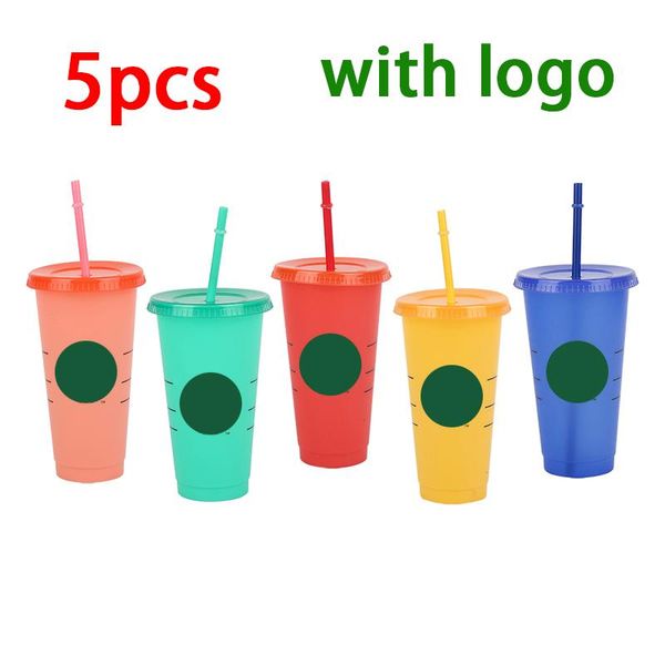 mugs 5pcs 710ml straw cup with lid coffee logo summer color changing cold cups plastic tumbler collection drinkware
mugs 5pcs 710ml straw cup with lid coffee logo summer color changing cold cups plastic tumbler collection drinkware