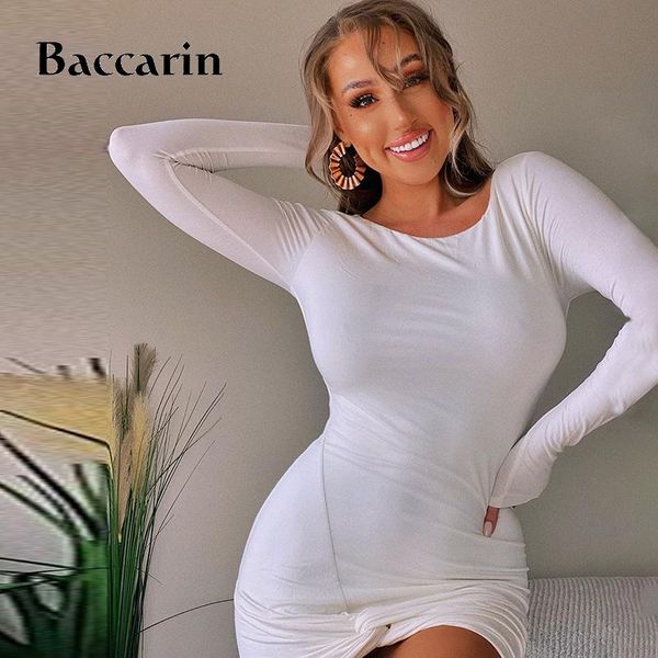 baccarin solid tie bow women white mini dress long sleeve bodycon streetwear 2021 autumn winter clothes casual basic slim dresses, Black;gray
baccarin solid tie bow women white mini dress long sleeve bodycon streetwear 2021 autumn winter clothes casual basic slim dresses, Black;gray