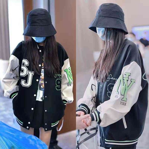 women's jackets nova letra applique casaco feminino jaqueta alta rua solta feminina inverno casal selvagem uniforme de beisebol s corea, Black;brown
women's jackets nova letra applique casaco feminino jaqueta alta rua solta feminina inverno casal selvagem uniforme de beisebol s corea, Black;brown