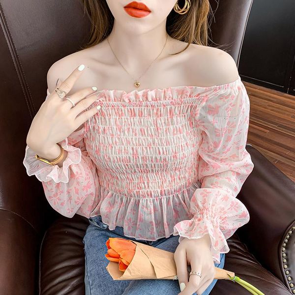 women's blouses & shirts coigarsam blouse women summer 2021 full sleeve slash neck puff pink blusas womens and, White
women's blouses & shirts coigarsam blouse women summer 2021 full sleeve slash neck puff pink blusas womens and, White