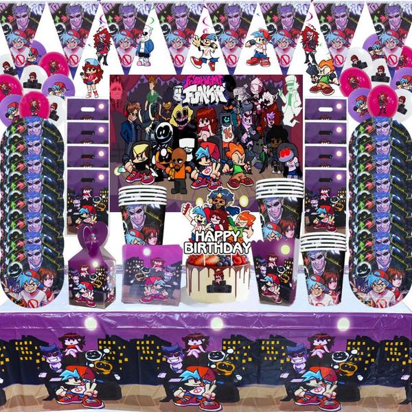 disposable dinnerware friday night funkin birthday party supplies plates cups napkins tablecloth 1st number balloons set game theme decorati
disposable dinnerware friday night funkin birthday party supplies plates cups napkins tablecloth 1st number balloons set game theme decorati