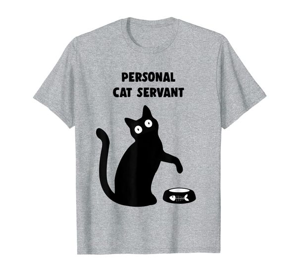 funny black cat personal cat servant cat lover gift t-shirt, White;black
funny black cat personal cat servant cat lover gift t-shirt, White;black