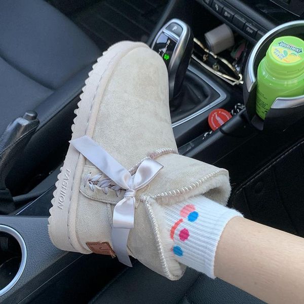 boots winter cotton shoes women plush warm casual ankle snow woman outdoor flat non-slip short winters female, Black
boots winter cotton shoes women plush warm casual ankle snow woman outdoor flat non-slip short winters female, Black