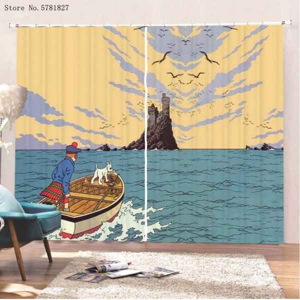 the adventure of tintin window curtains 2 panels animation cartoon treatments 3d print drapes home decoration curtain
the adventure of tintin window curtains 2 panels animation cartoon treatments 3d print drapes home decoration curtain