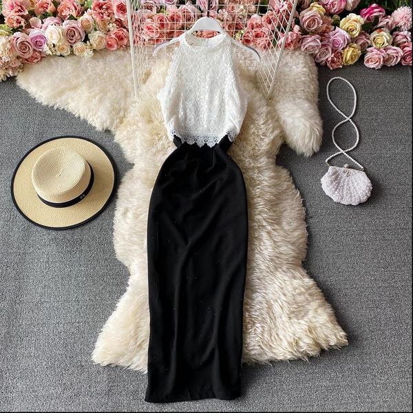 halter womens dress lace patchwork bodycon party women vintage sleeveless off shoulder elegant vestidos female fashion, Black;gray
halter womens dress lace patchwork bodycon party women vintage sleeveless off shoulder elegant vestidos female fashion, Black;gray