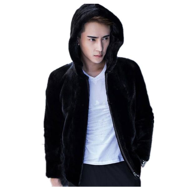 men's leather & faux real fur coat winter jacket natural mink coats luxury warm mens jackets and plus size 4xl chaqueta hombre my1880, Black
men's leather & faux real fur coat winter jacket natural mink coats luxury warm mens jackets and plus size 4xl chaqueta hombre my1880, Black
