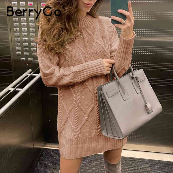 berrygo elegant solid long sleeve midi dress women o-neck patterned straight casual autumn winter warm ladies 210513, Black;gray
berrygo elegant solid long sleeve midi dress women o-neck patterned straight casual autumn winter warm ladies 210513, Black;gray