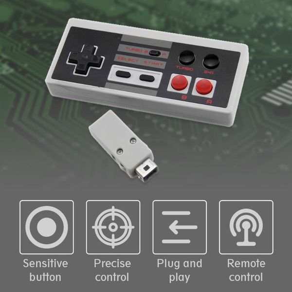 2.4ghz game console wireless joystick gamepad controller for entertainment system nes mini classic edition controllers & joysticks
2.4ghz game console wireless joystick gamepad controller for entertainment system nes mini classic edition controllers & joysticks