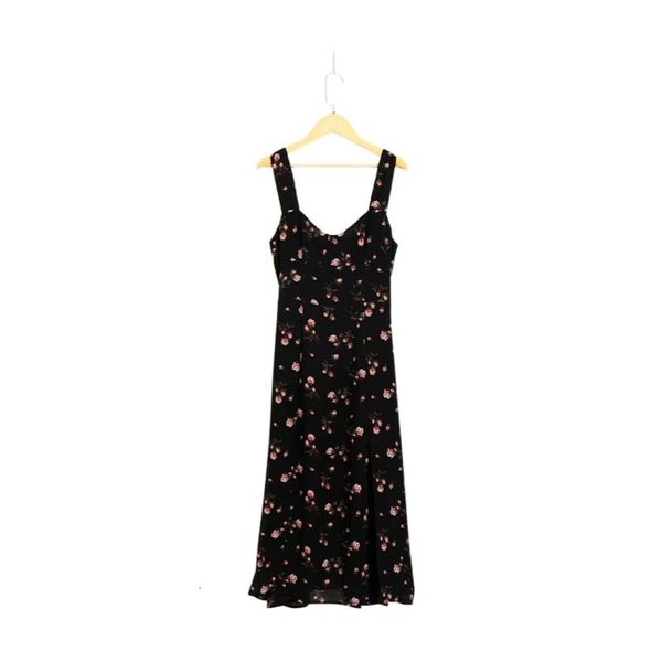 summer dress of fashionable fashions elegant retro-neck elastic waistband midi a line clothed, Black;gray
summer dress of fashionable fashions elegant retro-neck elastic waistband midi a line clothed, Black;gray