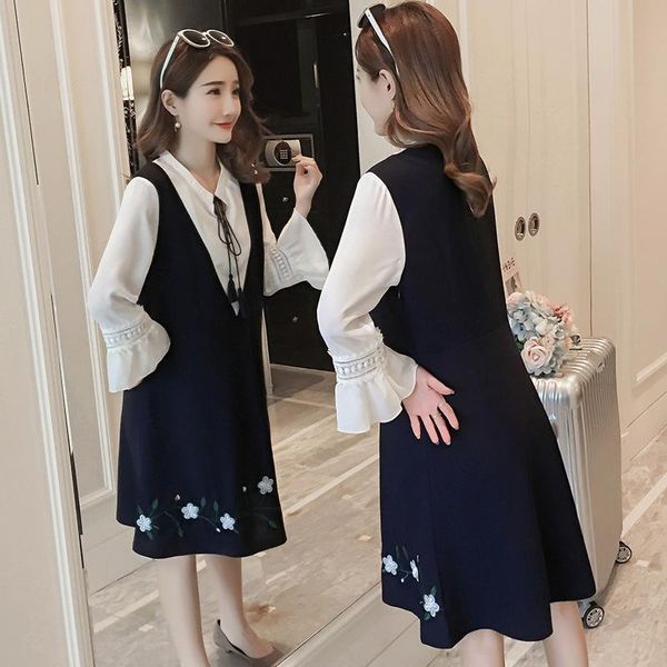 maternity dresses fashion casual dress large size spring autumn clothes for pregnant women long sleeve pullover pregnancy vestidos robe, White
maternity dresses fashion casual dress large size spring autumn clothes for pregnant women long sleeve pullover pregnancy vestidos robe, White
