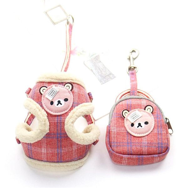 pet accessories cat harness leash dog harnesses vest cartoon bear adjustable set for small medium dogs outdoor collars & leashes
pet accessories cat harness leash dog harnesses vest cartoon bear adjustable set for small medium dogs outdoor collars & leashes