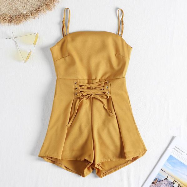 women's jumpsuits & rompers wipalo women 's fashion romper summer backless bowknot waist cross lace-up spaghetti straps playsuits, Black;white
women's jumpsuits & rompers wipalo women 's fashion romper summer backless bowknot waist cross lace-up spaghetti straps playsuits, Black;white