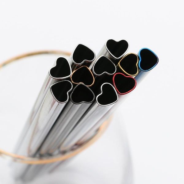 drinking straws metal straw large love heart shape reusable 304 stainless steel bubble tea bar boba straight tubes
drinking straws metal straw large love heart shape reusable 304 stainless steel bubble tea bar boba straight tubes