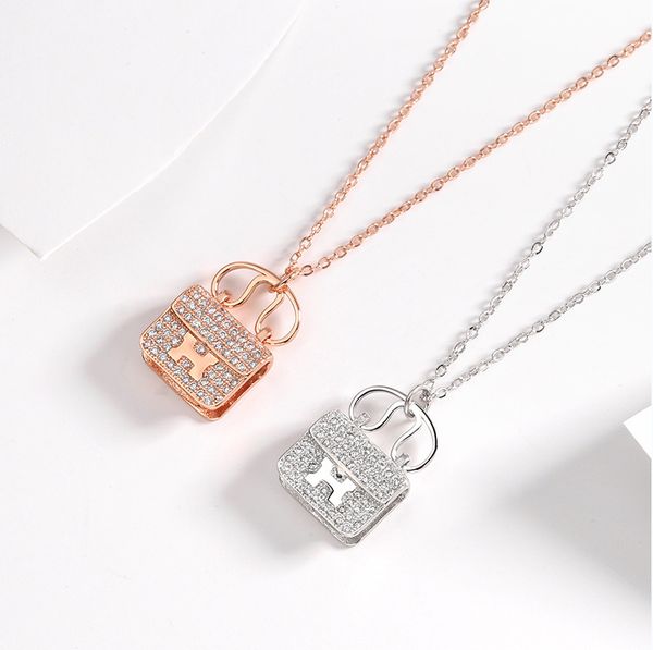 design jewelry letter bag necklace female minority design temperament personalized handbag pendant net red clavicle chain fashion jewelry, Silver
design jewelry letter bag necklace female minority design temperament personalized handbag pendant net red clavicle chain fashion jewelry, Silver