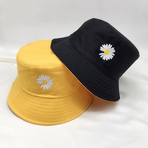 wide brim hats bucket hat double-side daisy embroidery outdoor fishing cap women men cotton sunscreen beach panama, Blue;gray
wide brim hats bucket hat double-side daisy embroidery outdoor fishing cap women men cotton sunscreen beach panama, Blue;gray
