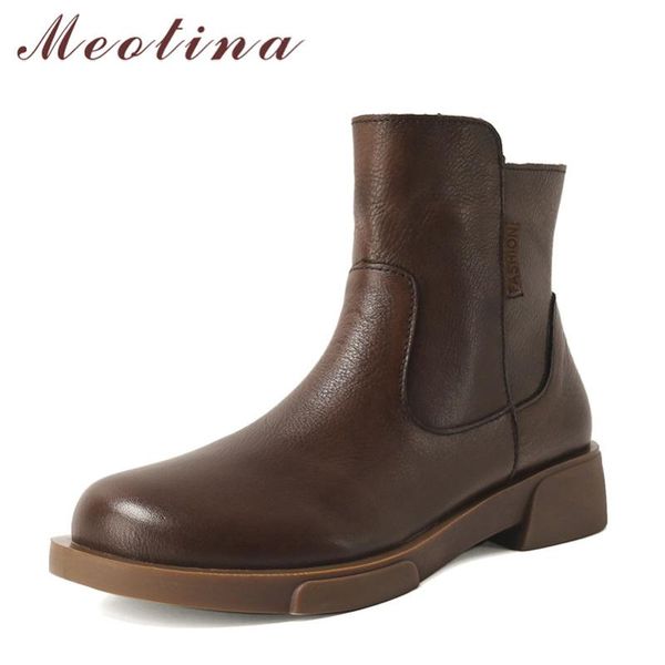 boots meotina natural genuine leather women mid heel ankle thick heels shoes zip ladies short autumn winter black 41
boots meotina natural genuine leather women mid heel ankle thick heels shoes zip ladies short autumn winter black 41
