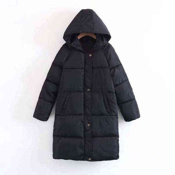 autumn winter coat women warm long down jacket sleeve hooded thick parka 211221, Black
autumn winter coat women warm long down jacket sleeve hooded thick parka 211221, Black