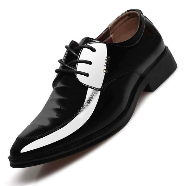 luxury mens dress shoes patent leather oxford for men business italian brand mocassin homme, Black
luxury mens dress shoes patent leather oxford for men business italian brand mocassin homme, Black