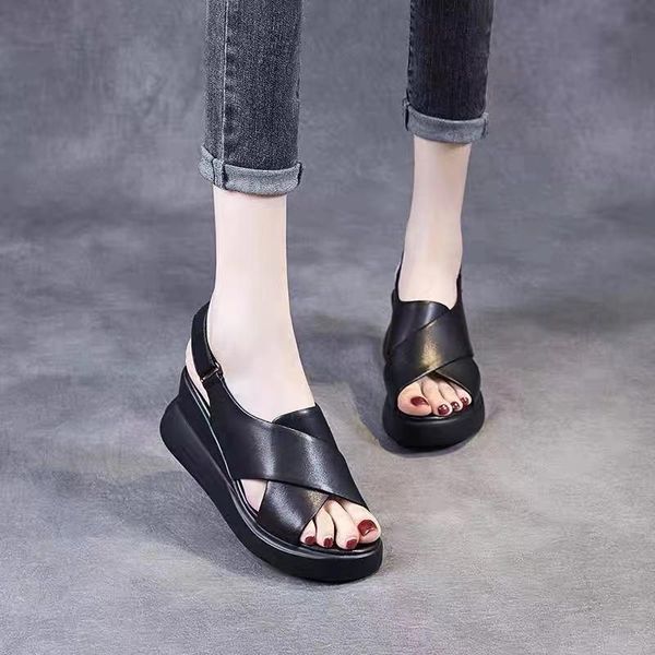 sandals 2021 women soft stitching ladies comfortable flat open toe beach shoes woman footwear, Black
sandals 2021 women soft stitching ladies comfortable flat open toe beach shoes woman footwear, Black