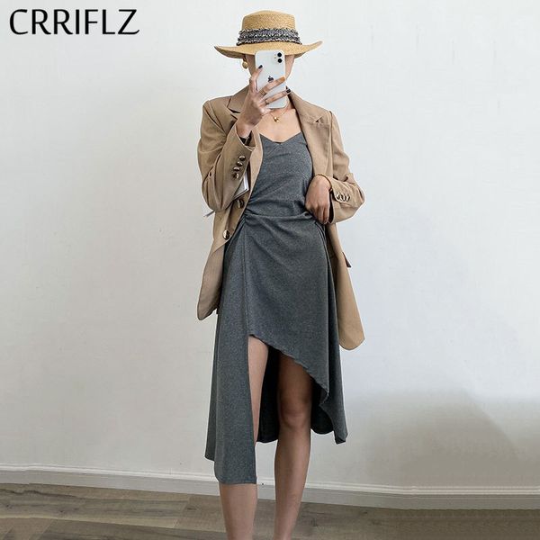 summer asymmetrical dress women sleeveless casual cotton v-neck solid spaghetti strap crriflz 210520, Black;gray
summer asymmetrical dress women sleeveless casual cotton v-neck solid spaghetti strap crriflz 210520, Black;gray