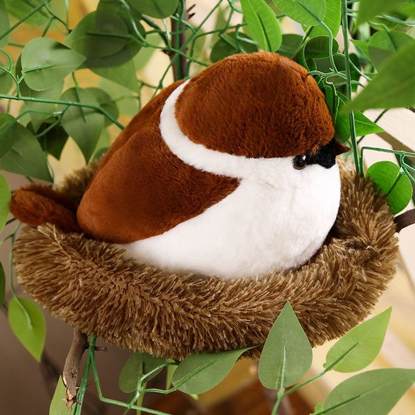 sparrow family plush toy flying brown daddy mommy baby bird lifelike tree animals stuffed doll with nest kids comforting gift
sparrow family plush toy flying brown daddy mommy baby bird lifelike tree animals stuffed doll with nest kids comforting gift