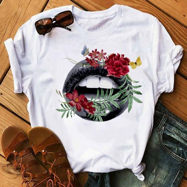 Fashion And Women Butterfly Mens T Shirt Flower Lips Print Tee Cute Female Short Sleeve Tops Ladies Summer White Sh, White;black
Fashion And Women Butterfly Mens T Shirt Flower Lips Print Tee Cute Female Short Sleeve Tops Ladies Summer White Sh, White;black