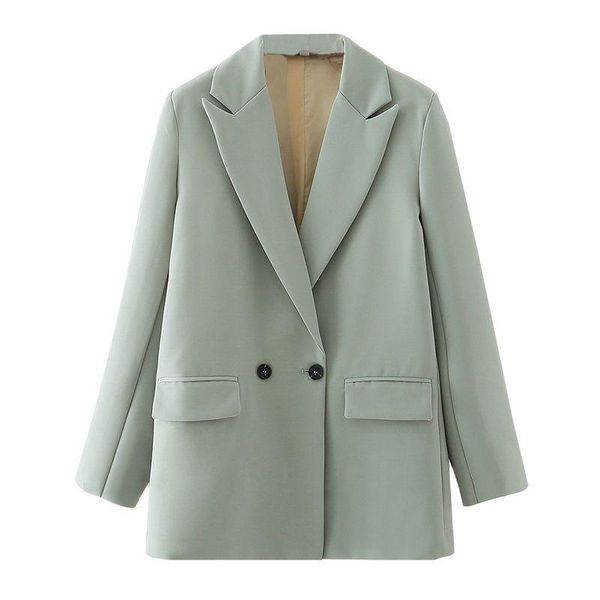 women's suits & blazers women khaki blazer coat vintage notched collar pocket 2021 fashion female casual chic da02, White;black
women's suits & blazers women khaki blazer coat vintage notched collar pocket 2021 fashion female casual chic da02, White;black