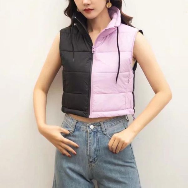 women's vests xeasy 2021 autumn women elegant streetwear vest female vintage slim stand collar zipper casual waistcoat thin chic short, Black;white
women's vests xeasy 2021 autumn women elegant streetwear vest female vintage slim stand collar zipper casual waistcoat thin chic short, Black;white