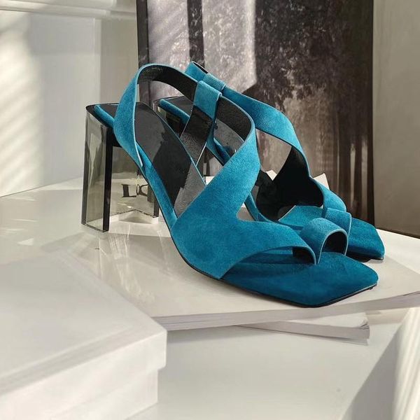 dress shoes pvc square heel summer sandals royal blue suede leather toe split gladiator party women, Black
dress shoes pvc square heel summer sandals royal blue suede leather toe split gladiator party women, Black