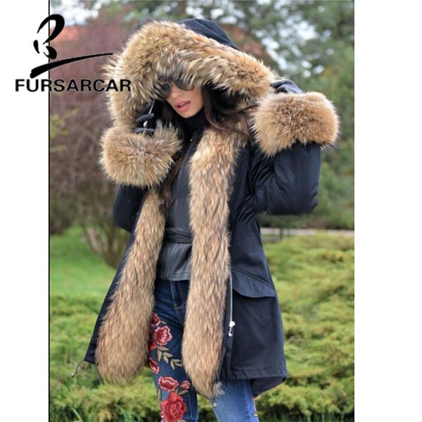 women's fur & faux fursarcar luxury style real coat women winter high street thick warm black parka with raccoon trim hood and cuff
women's fur & faux fursarcar luxury style real coat women winter high street thick warm black parka with raccoon trim hood and cuff