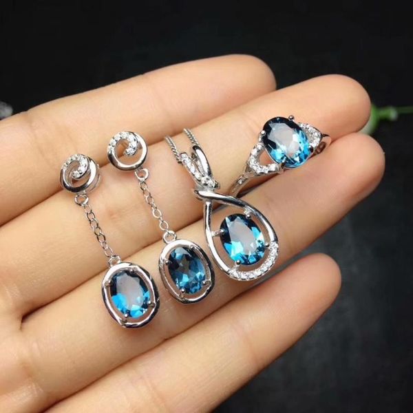 bracelet, earrings & necklace 925 sterling silver inlaid with natural london len stone suit ring party gift, Black
bracelet, earrings & necklace 925 sterling silver inlaid with natural london len stone suit ring party gift, Black