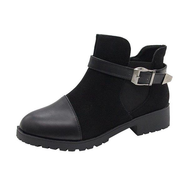 boots 2021 ankle women platform autumn fashion solid flock splicing shoes low heels ladies black boot
boots 2021 ankle women platform autumn fashion solid flock splicing shoes low heels ladies black boot