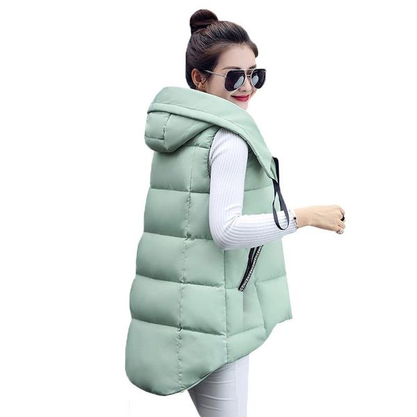 women's vests autumn winter women cotton vest coats slim warm hooded parka jackets lady midi long sleeveless waistcoat outwear ab626, Black;white
women's vests autumn winter women cotton vest coats slim warm hooded parka jackets lady midi long sleeveless waistcoat outwear ab626, Black;white
