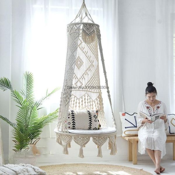 hand-woven hanging chair basket balcony swing home garden decoration support 200kg camp furniture
hand-woven hanging chair basket balcony swing home garden decoration support 200kg camp furniture