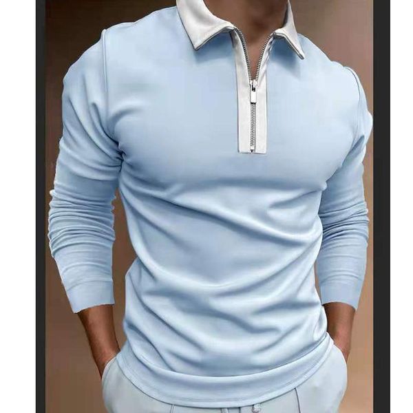 men's polos 2021 fall fashion casual lapel zipper long sleeve harajuku wear street, White;black
men's polos 2021 fall fashion casual lapel zipper long sleeve harajuku wear street, White;black