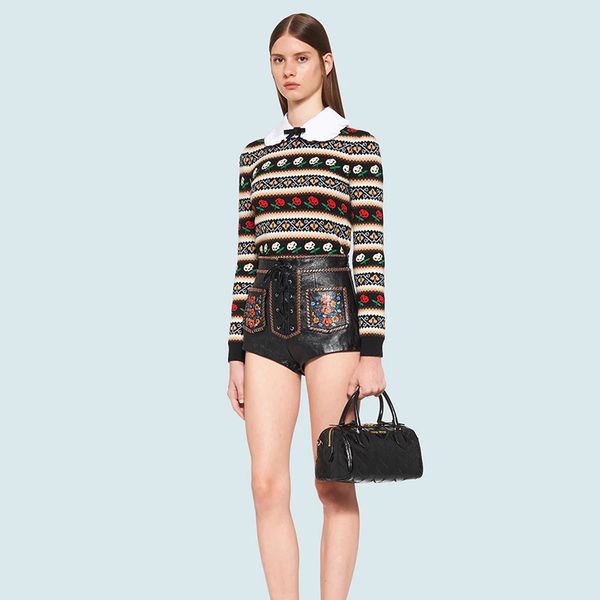 1012 2020 autumn sweater pullover long sleeve lapel neck print brand same style prom fashion luxury womens clothes changji, White;black
1012 2020 autumn sweater pullover long sleeve lapel neck print brand same style prom fashion luxury womens clothes changji, White;black