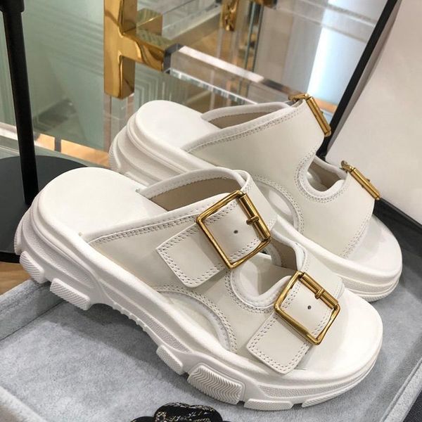slippers summer beach slipper buckled strap flipflops lazy mules flat heel casual shoes women real leather sandals gold slides 2021, Black
slippers summer beach slipper buckled strap flipflops lazy mules flat heel casual shoes women real leather sandals gold slides 2021, Black