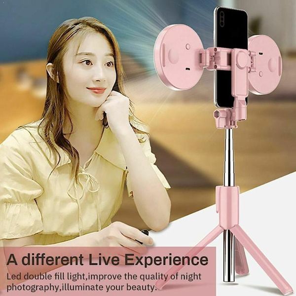 bluetooth selfie stick with led ring light remote control live po handphone artifact tripod holder self-timer c2u7 monopods
bluetooth selfie stick with led ring light remote control live po handphone artifact tripod holder self-timer c2u7 monopods