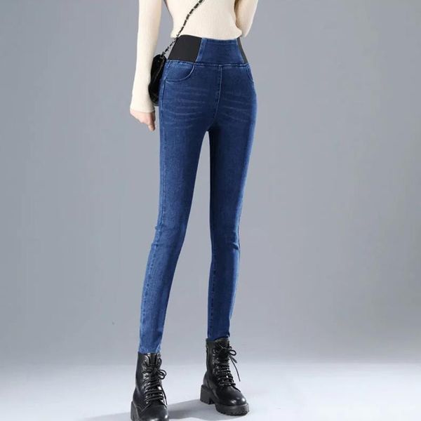 super plus size women skinny jeans casual high waist vintage donna black female denim pants washed pencil trousers stretch women's, Blue
super plus size women skinny jeans casual high waist vintage donna black female denim pants washed pencil trousers stretch women's, Blue