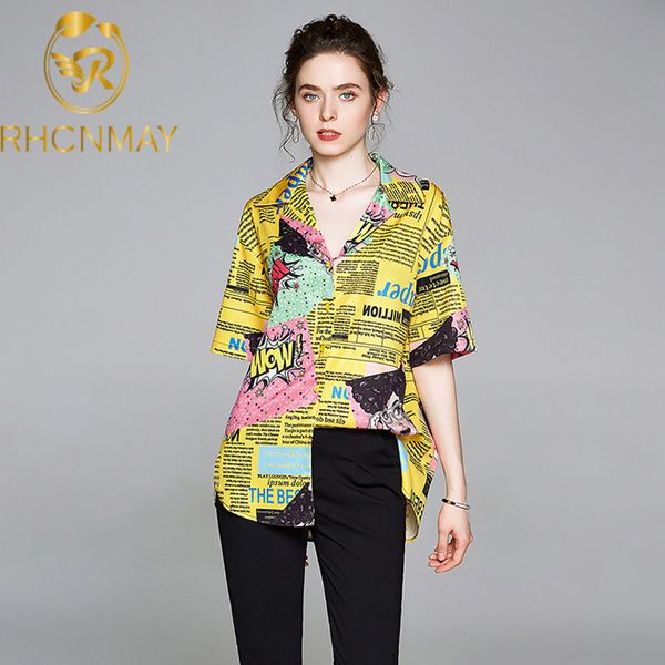 new fashion summer shirt blouse female letter cartoon print short sleeve shirt women loose plus size blouses korean swimwear bathing sui, Black;gray
new fashion summer shirt blouse female letter cartoon print short sleeve shirt women loose plus size blouses korean swimwear bathing sui, Black;gray