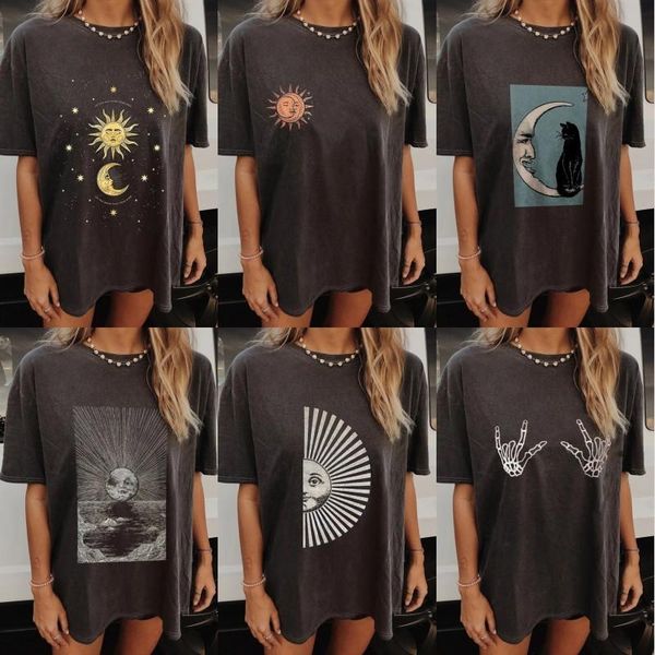 women's t-shirt harajuku moon star printed women tshirt kawaii streetwear punk summer short sleeve loose female casual t-shirts ub, White
women's t-shirt harajuku moon star printed women tshirt kawaii streetwear punk summer short sleeve loose female casual t-shirts ub, White