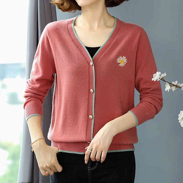 women's knits & tees embroidery print v-neck slim knitted short cardigans for women stripe spring coat korean trendy knitwear, White
women's knits & tees embroidery print v-neck slim knitted short cardigans for women stripe spring coat korean trendy knitwear, White
