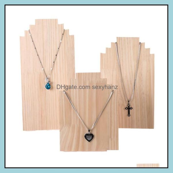 packaging & jewelry pouches, bags counternatural timber color fashion 3 slot wood necklace display stand holder drop delivery 2021 5nhxd, Pink;blue
packaging & jewelry pouches, bags counternatural timber color fashion 3 slot wood necklace display stand holder drop delivery 2021 5nhxd, Pink;blue