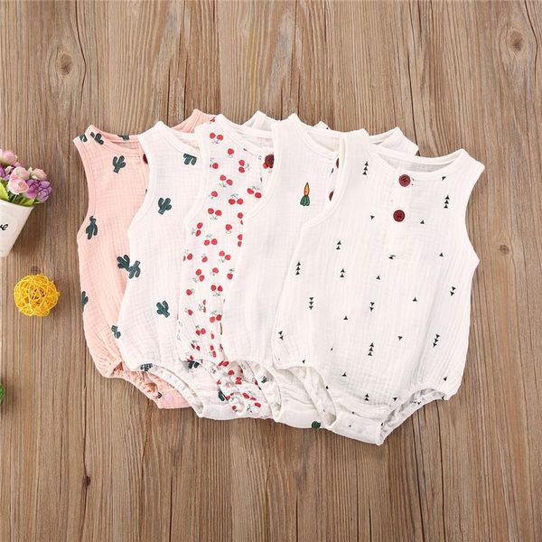 jumpsuits baby girls cute printing romper cotton soft sleeveless one-piece clothes infant born babe boy girl summer costume, Blue
jumpsuits baby girls cute printing romper cotton soft sleeveless one-piece clothes infant born babe boy girl summer costume, Blue